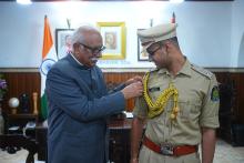 Aiguillette Presentation to ADC to Governor (Police) Shri Akshat Aayush, IPS, by the Hon'ble Governor At Raj Bhavan.