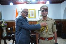 Aiguillette Presentation to ADC to Governor (Police) Shri Akshat Aayush, IPS, by the Hon'ble Governor At Raj Bhavan.