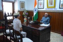 Shri Alok Kumar IPS, Director General of Police, Goa Called on Hon'ble Governor At Raj Bhavan.