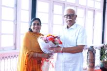 Smt. Vangalapudi Anitha, Hon'ble Home Minister, Andhra Pradesh, called on Hon'ble Governor at Raj Bhavan.