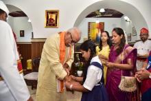 Raksha Bandhan by students of PM Shri Govt. Primary School, Marcel 