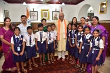 Raksha Bandhan by students of PM Shri Govt. Primary School, Marcel 