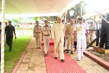 Hon’ble Governor Shri Pusapati Ashok Gajapathi Raju laid Wreath At The Martyr’s Memorial, Azad Maidan, Panaji.