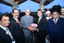 Hon'ble Governor, as a Chief Guest, attended the Inaugural Function of JCI Indian’s National Academy of Leadership and Administration [NALANDA] at Goa, Hotel Marriot Benaulim. 