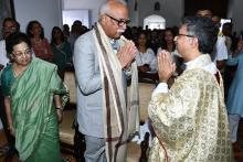 Hon'ble Governor along with First Lady Smt. Suneela attended Feast of Our lady of Assumption at Raj Bhavan Chapel.