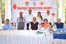 Hon'ble Governor attended as Chief Guest for Blood Donation Camp, New Darbar Hall, Near Main Gate.